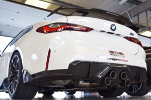 BMW M3/M4 G8X Carbon-Heckdiffusor – M Performance Style (3-teilig)