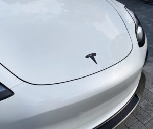 Tesla Model 3 Carbon Emblem Set