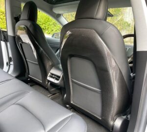 Tesla Model 3 Carbon Sitz Cover