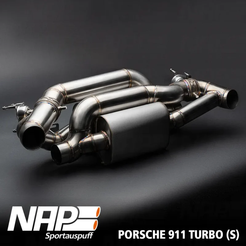 NAP Klappenauspuff Porsche 911 Turbo&Turbo S – Bild 3