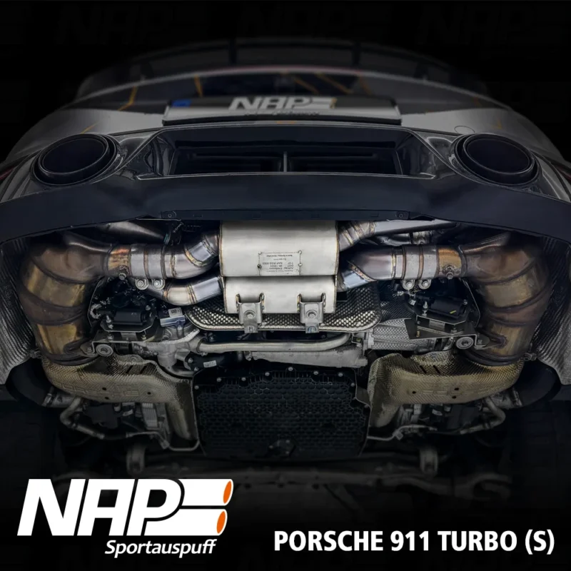 NAP Klappenauspuff Porsche 911 Turbo&Turbo S – Bild 5