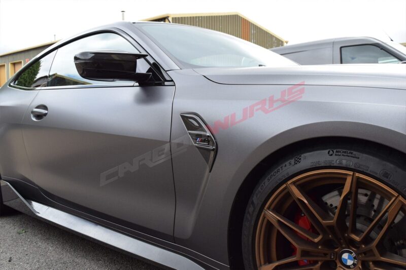 BMW M3/M4 G8X Carbon-Seitenlüftungen – M Performance Style – Bild 4