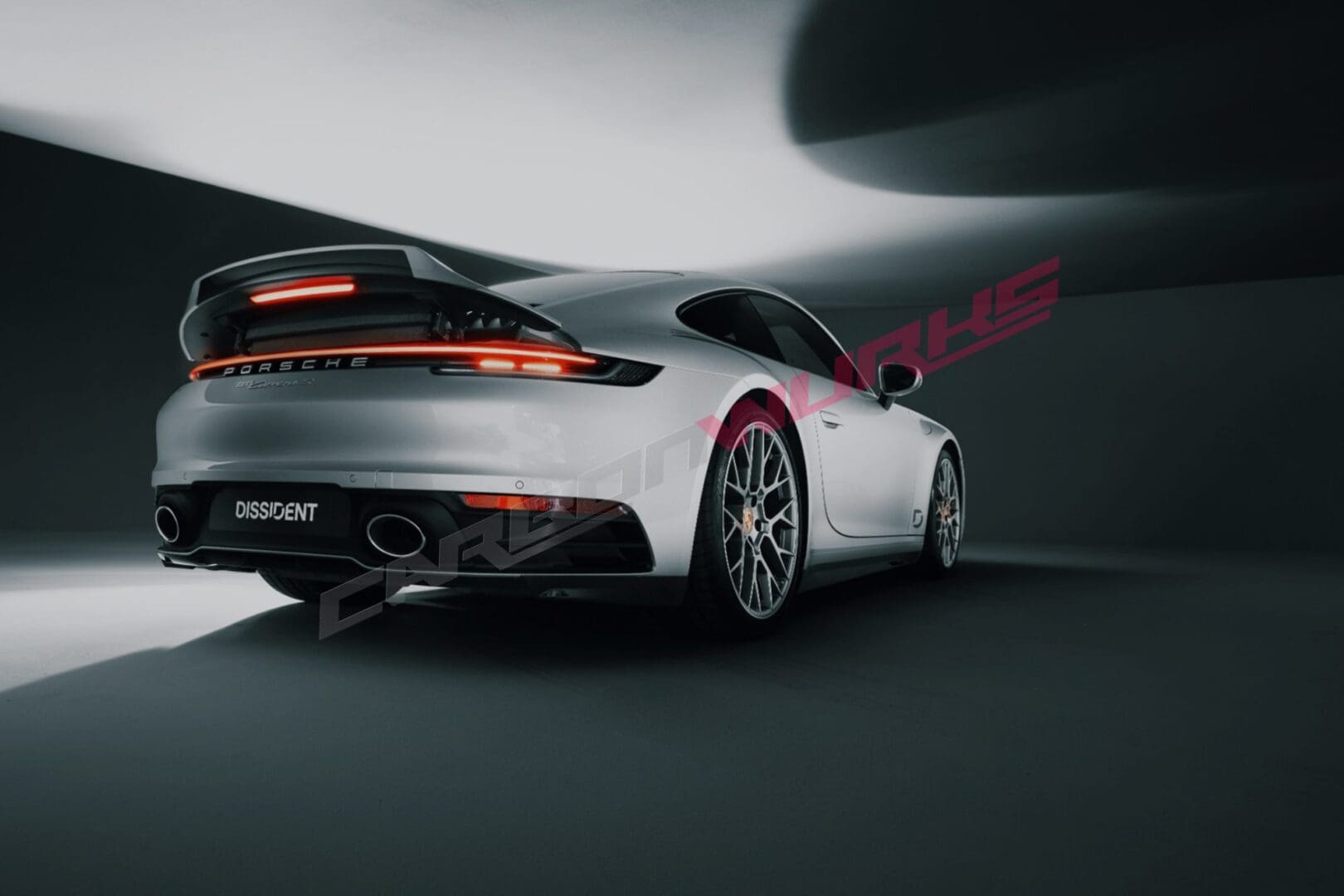 Porsche 911 Carrera 992.1 Dissident Automotive Carbon Ducktail Spoiler – Bild 4