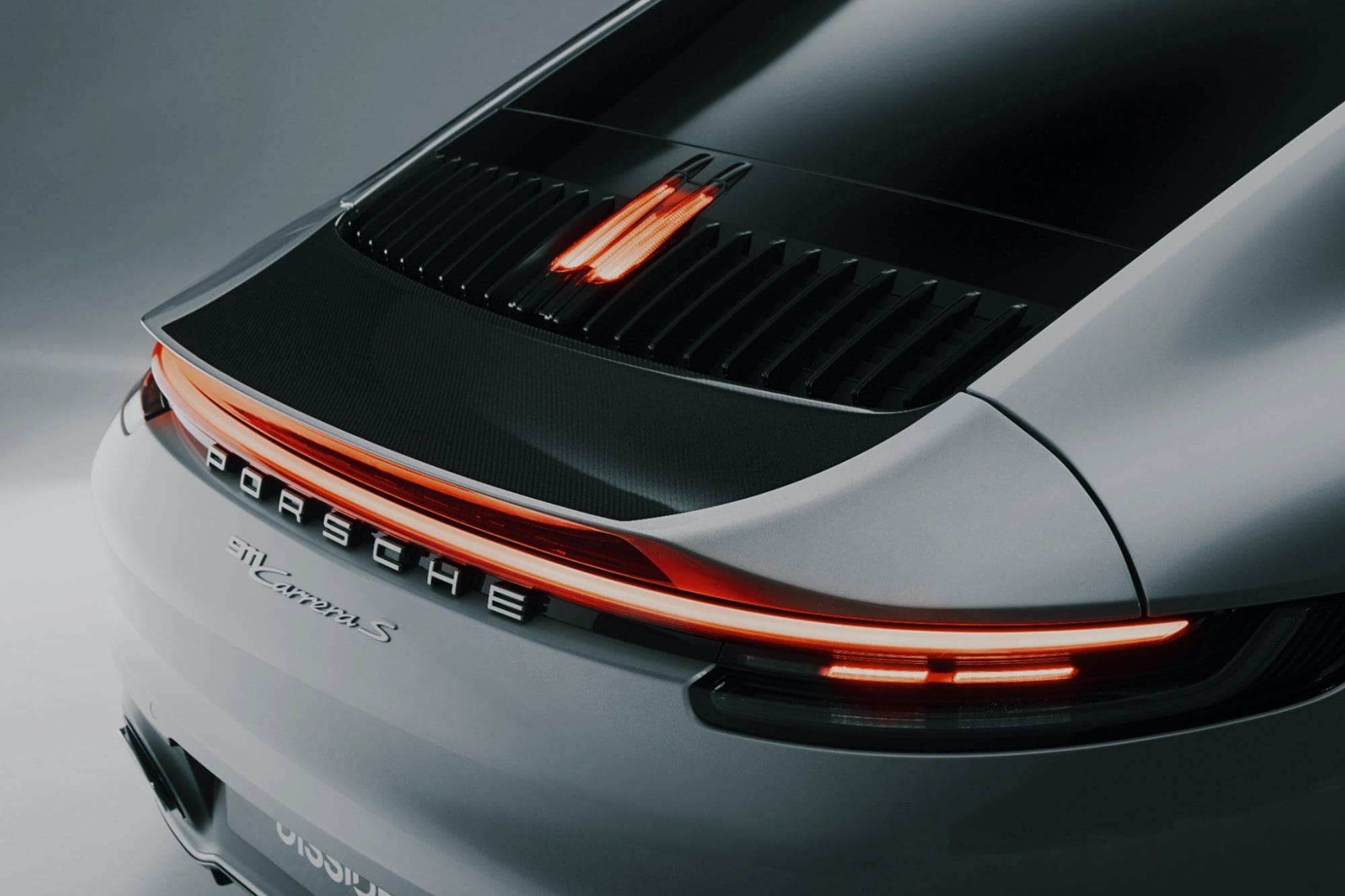 Porsche 911 Carrera 992.1 Dissident Automotive Carbon Ducktail Spoiler