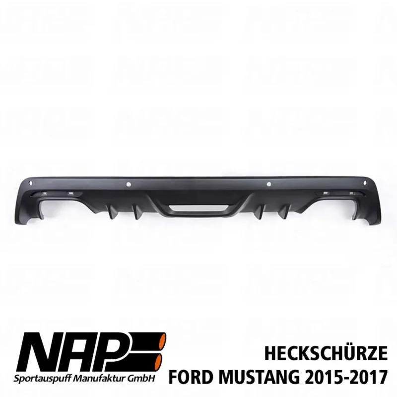 NAP Klappenauspuff Ford Mustang 2015 5.0 V8 | doppelflutig, inkl. Heckschürze – Bild 3