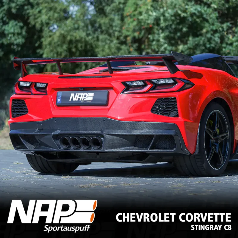 NAP QUAD-Klappenauspuff Corvette C8 Stingray (EU) inkl. Diffusor – Bild 6