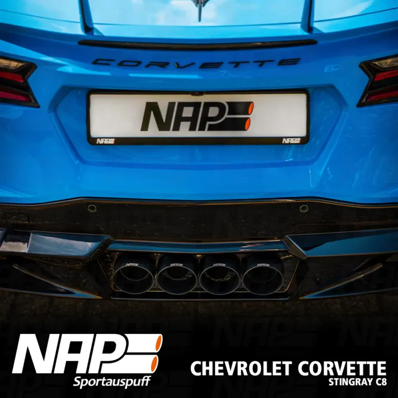NAP QUAD-Klappenauspuff Corvette C8 Stingray (EU) inkl. Diffusor – Bild 4