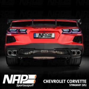 NAP QUAD-Klappenauspuff Corvette C8 Stingray (US & EU)