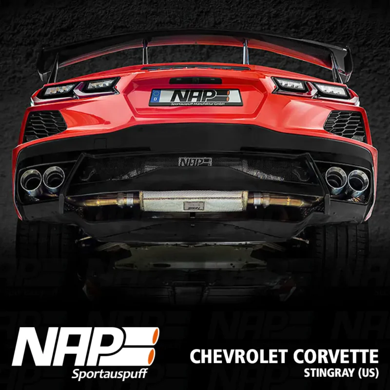 NAP QUAD-Klappenauspuff Corvette C8 Stingray (US & EU) – Bild 3