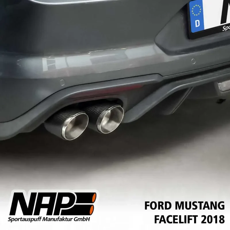 NAP Sportauspuff Ford Mustang 2018 GT 5.0 V8 – Bild 4