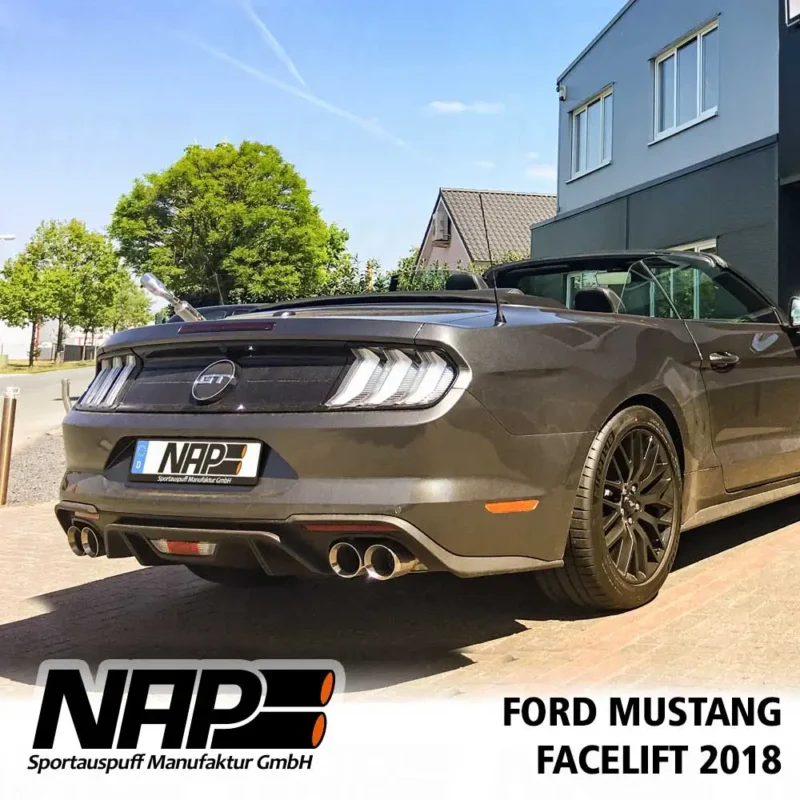 NAP Sportauspuff Ford Mustang 2018 GT 5.0 V8