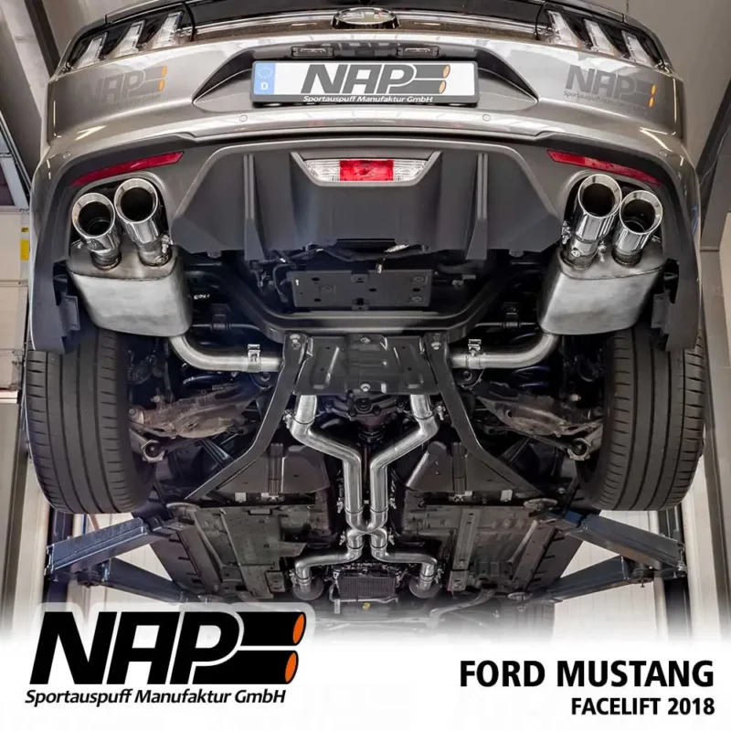 NAP Sportauspuff Ford Mustang 2018 GT 5.0 V8 – Bild 2
