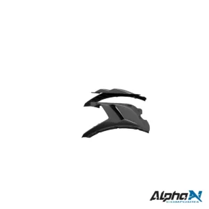 ALPHA-N Carbon Front-Luftauslass / Kotflügel Satz