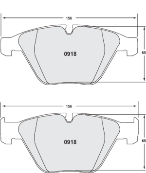 PFC 331 Bremsbeläge Vorderachse für BMW E9x M3 OEM-Bremsanlage