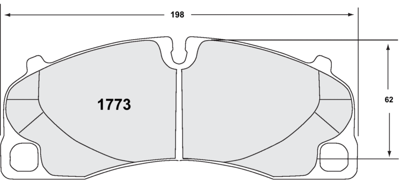 PFC 331 Bremsbeläge Vorderachse für Porsche 992 GT3 GT3RS/ 991 GT3/GT3RS/GT2/GT3/Turbo (S)/3.8 Carrera S/3.4 Carrera 2/4 Targa/3.0 Carrera S/Cayman GT4 – Bild 2