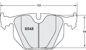 PFC 332 Bremsbeläge Hinterachse für BMW E46 M3 & Z3 M OEM-Bremsanlage